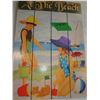 Image 1 : At the beach wooden picture