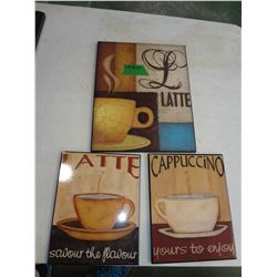 Latte/Coffee Signs