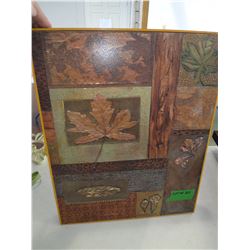 Fossil wall hanging picture