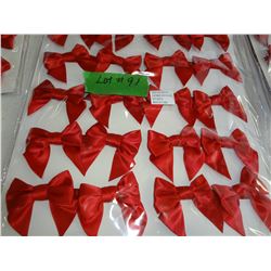 100 Red Bows packages of 20pcs