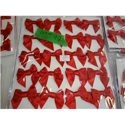 100 Red Bows packages of 20pcs
