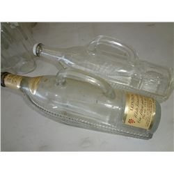 8 Boat shaped Liquior Bottles