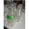 Image 1 : 5 Large square milk bottles