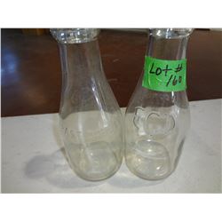 2 Edmonton ECD Milk Bottles