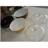 Image 1 : 6 Bowls with 2 lids plus 3 candy dishes