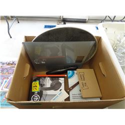 Box of unclaimed auction items