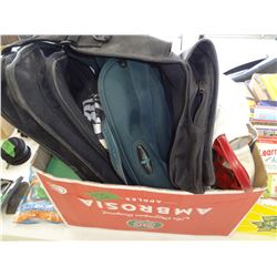 Box of travel bags/purses