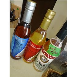 3 Bottles of assorted syrup