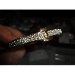 18k gold plated ladies bangle