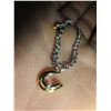 Image 1 : Girls 925 Horse Shoe Penant on braclet with small Diamond