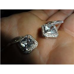 Sterling Silver Ear Rings lots of stones