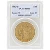 1883-S $20 Liberty Head Double Eagle Gold Coin PCGS MS61