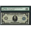 Image 1 : 1914 $10 Federal Reserve Note Chicago Fr.9131b PMG Very Fine 20