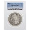 Image 1 : 1881-S $1 Morgan Silver Dollar Coin PCGS MS63
