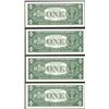 Image 2 : Lot of (4) Consecutive 1957B $1 Silver Certificate Notes