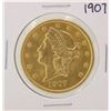Image 1 : 1907 $20 Liberty Head Double Eagle Gold Coin