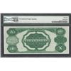 Image 2 : 1891 $10 Tombstone Silver Certificate Note Fr.299 PMG Gem Uncirculated 66EPQ