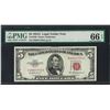 Image 1 : 1953A $5 Legal Tender Note Fr.1533 PMG Gem Uncirculated 66EPQ