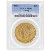 1907 $20 Liberty Head Double Eagle Gold Coin PCGS MS61
