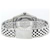 Image 6 : Rolex Men's Stainless Steel Mother Of Pearl Diamond & Emerald Datejust Wristwatc