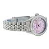 Image 3 : Rolex Ladies Stainless Steel Pink MOP Diamond Datejust Wriwatch
