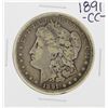 Image 1 : 1891-CC $1 Morgan Silver Dollar Coin
