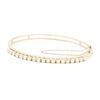 Image 1 : 14KT Yellow Gold Pearl Bangle Bracelet