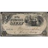 Image 1 : June 6, 1872 5 Pounds Snuff Tax Paid Stamp