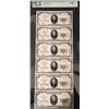 Image 1 : Uncut Sheet of 1929 $20 Reno Nevada National Currency Notes PCGS Choice About Ne