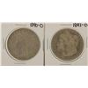 Image 1 : Lot of 1890-O & 1892-O $1 Morgan Silver Dollar Coins