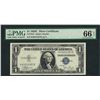 Image 1 : 1935C $1 Silver Certificate Note Fr.1612 PMG Gem Uncirculated 66EPQ