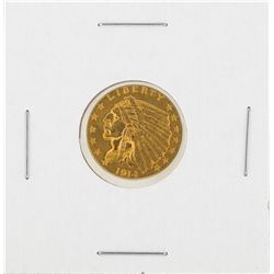 1914 $2 1/2 Indian Head Quarter Eagle Gold Coin