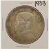 1933 China Republic Silver Dollar Coin
