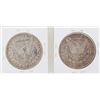 Image 2 : Lot of (2) 1889 $1 Morgan Silver Dollar Coins