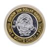 Image 2 : .999 Silver Monte Carlo Las Vegas, Nevada $10 Casino Limited Edition Gaming Toke
