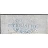 Image 2 : 1863 $5 Arkansas Treasury Warrant Obsolete Note