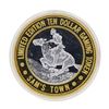Image 2 : .999 Silver Sam's Town Las Vegas, Nevada $10 Casino Limited Edition Gaming Token