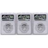 Image 2 : Lot of (3) 2018 $5 Canada Predator Series Wolf Silver Coin NGC MS69