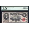 Image 1 : FINEST KNOWN STAR 1917 $2 Legal Tender Note Fr.59* PCGS Choice About New 58PPQ