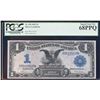 Image 1 : FINEST KNOWN - 1899 $1 Black Eagle Silver Certificate Note PCGS Superb Gem New 6