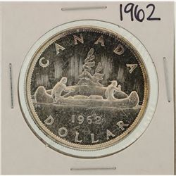 1962 $1 Canada Silver Dollar Coin