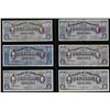 Image 1 : Lot of (6) 1915 1 Peso Mexico Revolutionary State of Chihuahua Notes