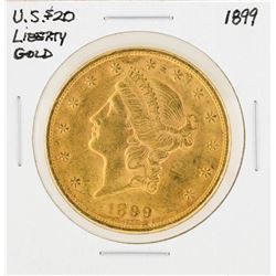 1899 $20 Liberty Head Double Eagle Gold Coin