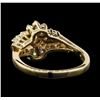 Image 3 : 10KT Yellow Gold 0.65 ctw Diamond Ring