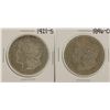 Image 1 : Lot of 1896-O & 1921-S $1 Morgan Silver Dollar Coins