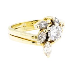 14KT Yellow Gold 0.75 ctw Diamond Ring