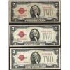 Image 1 : Lot of (3) 1928 $2 Legal Tender Notes