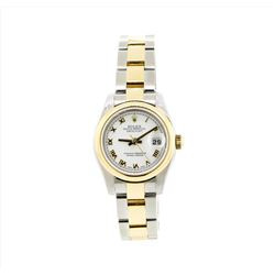 Rolex Ladies 18KT Two Tone Gold Datejust Wristwatch