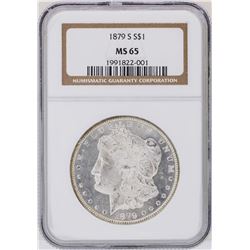 1879-S $1 Morgan Silver Dollar Coin NGC MS65