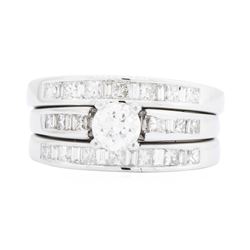 14KT White Gold 1.27 ctw Diamond Ring